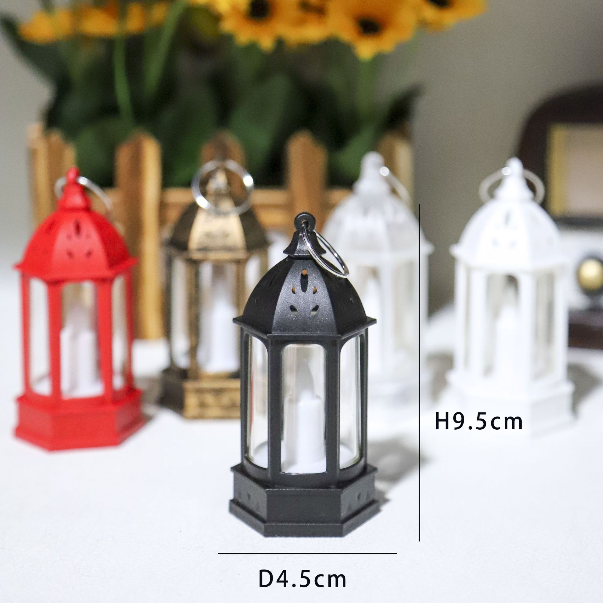 Desk Setup Lamp - ミニクリエイティブ雰囲気ライトクリスマスレトロ電子キャンドルライトキャンドルホルダー装飾デスクトップ小型オイルランプ