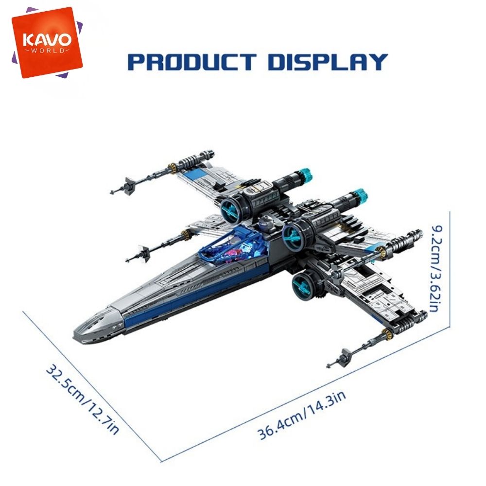 KAVOWORLD 1271ピース SF宇宙戦闘機組み立てブ - Desk Setup Xbox のレビューと価格