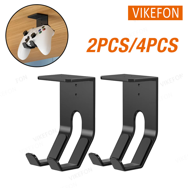 2 個/4 個 ABS テーブル下ゲームコントローラーラック - Desk Setup Xbox のレビューと価格