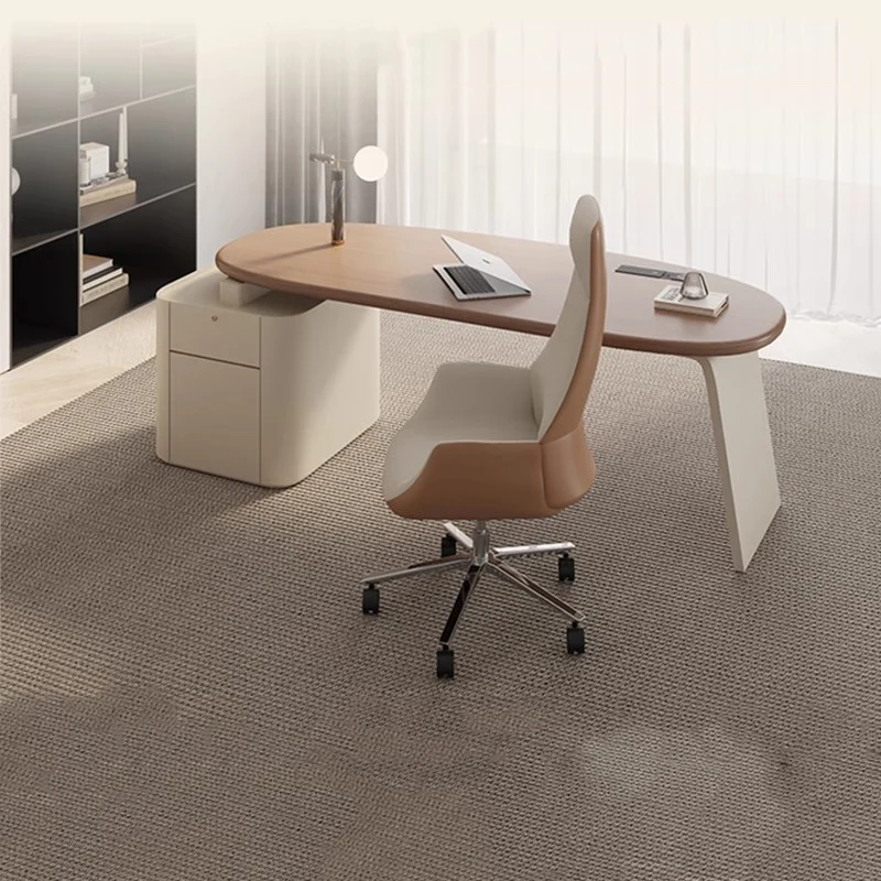 寝室用ノートパソコンテーブル ファイルキャビネット 引き出し - Desk Setup L Shaped のレビューと価格