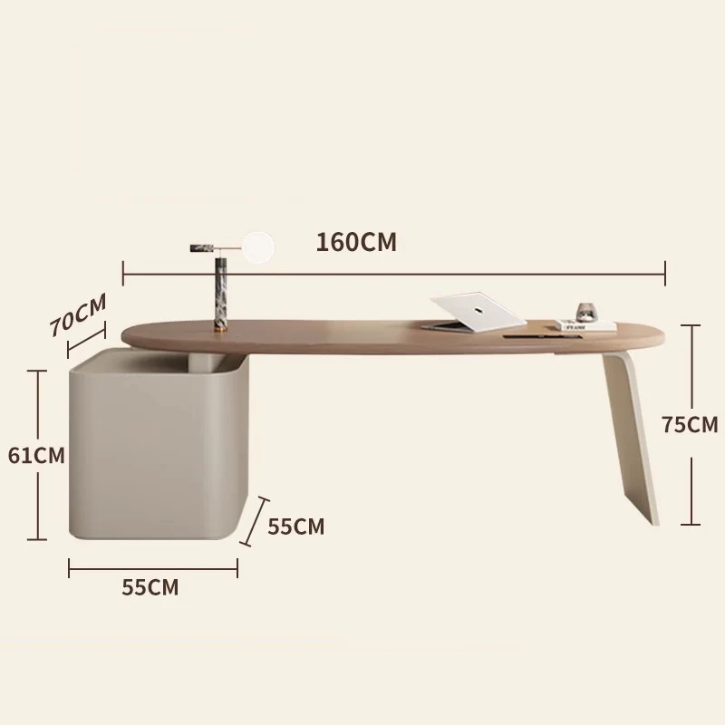 寝室用ノートパソコンテーブル ファイルキャビネット 引き出し - Desk Setup L Shaped のレビューと価格