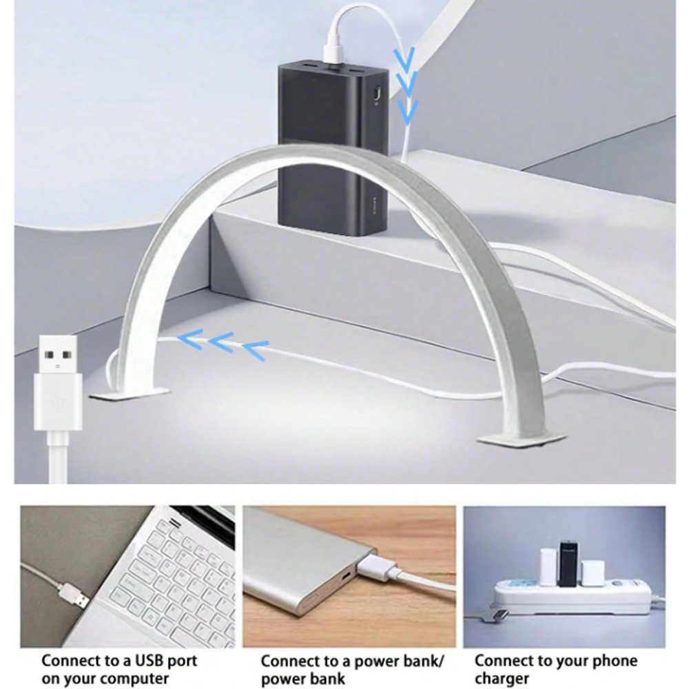 ネイルランプ 40/66CM 補光ライト USB 5V LE - Desk Setup Lamp のレビューと価格