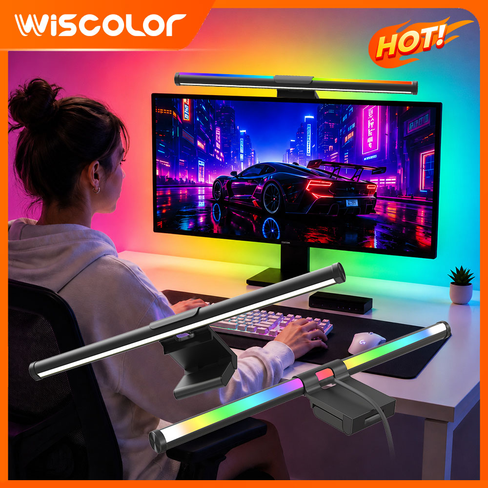 Wi-Fiライトバー モニターライトバー ランプ スクリーン - Setup Desk Monitor のレビューと価格