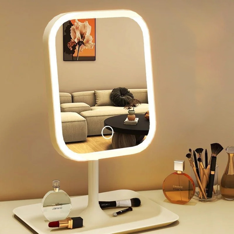 新しい LED モダンなデスクトップバニティミラー、ポータブ - Desk Setup Lamp のレビューと価格